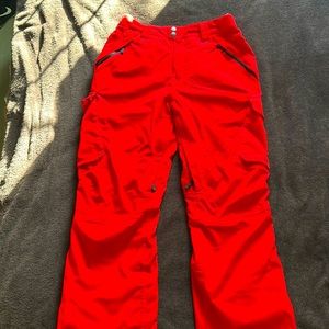 MEDIUM RED EMPYRE SNOWBOARDING PANTS